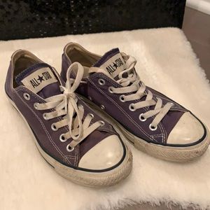 Blue converse sneakers